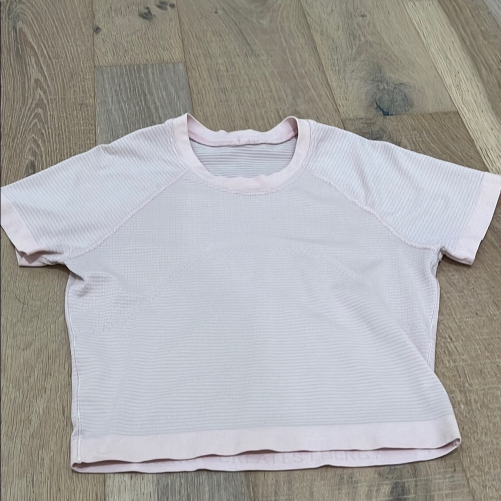 Lululemon Athletica Pink Short Sleeve Tee